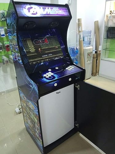 Freaklances - Freakshop- Máquina Recreativa Arcade Gold con Frigorífico