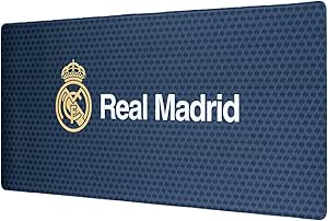 Alfombrilla ratón XXL Real Madrid - Alfombrilla escritorio (Mouse pad XXL: Protector escritorio) | Accesorios escritorio - Tapete escritorio : Alfombra escritorio Impermeable y Antideslizante