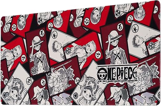 Alfombrilla ratón XXL One Piece - Alfombrilla escritorio (Mouse pad XXL: Protector escritorio) | Accesorios gaming - Tapete escritorio : Alfombra escritorio Impermeable y Antideslizante