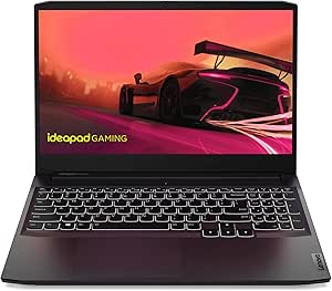 Lenovo IdeaPad Gaming 3 Gen 6 - Ordenador Portátil 15.6" FHD 60Hz (AMD Ryzen 5 5600H, 8GB RAM, 512GB SSD, NVIDIA GeForce RTX 3050 4GB GDDR6, Windows 11) Negro - Teclado QWERTY Portugués (82K201L1PG)