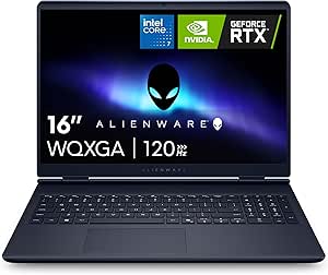 Alienware 16 Aurora Portátil Gaming AC16250 16" WQXGA 120Hz sRGB 100%, Intel Core 7 240H Series 2, NVIDIA GeForce RTX 5060, 16GB RAM, 1TB SSD, Windows 11 Home, Teclado retroiluminado QWERTY Español