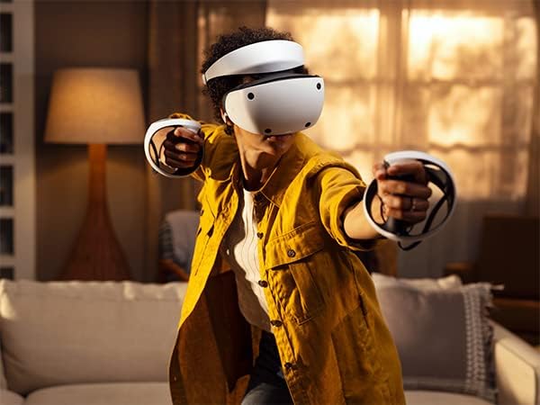 Playstation - Realidad Virtual VR2 | Gafas Originales de Sony para PS5 con Imágenes HDR en 4K. Incluye Casco VR2 y Mandos VR2 Sense