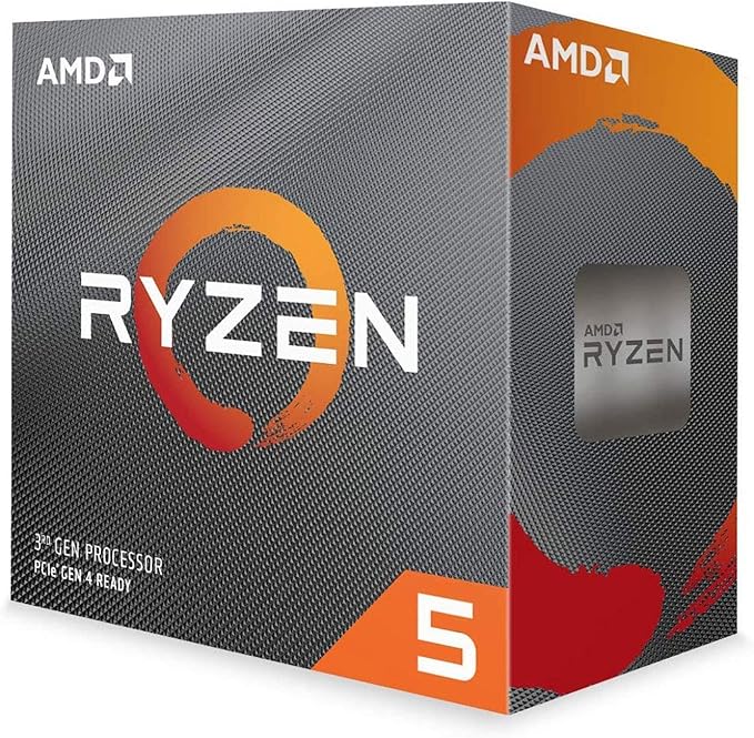 AMD Ryzen 5 5600G Procesador ( tarjeta gráfica Radeon integrada, 6 núcleos /12 Threads, 65W TDP, Socket AM4, 19MB Caché, Reloj de aumento máx. hasta 4.4 Ghz,con ventilador Wraith Stealh)