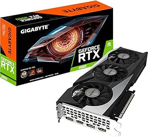 Gigabyte NVIDIA GeForce RTX 3060 GAMING OC V2 Targeta gráfica - 12GB GDDR6, 192-bit, PCI-E 4.0, 1837MHz Core Clock, RGB, 2x DP 1.4, 2 x HDMI 2.1, NVIDIA Ampere - GV-N3060GAMING OC-8GD