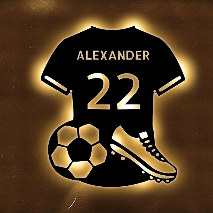 SSRUI - Letrero de neón personalizado de baloncesto con LED para decoración de pared, alimentado por USB con interruptor regulable, para dormitorio, decoración deportiva