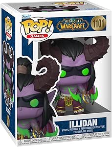 Funko Pop! Games: World of Warcraft - Illidan Stormrage - 1/6 de Probabilidades de Obtener la RARA Variante Chase - Figura de Vinilo Coleccionable - Idea de Regalo - Mercancia Oficial