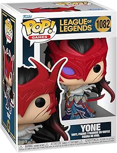Funko Pop! Games: LOL - Yone - League of Legends - Figura de Vinilo Coleccionable - Idea de Regalo - Mercancia Oficial - Juguetes para Niños y Adultos - Video Games Fans - Muñeco para Coleccionistas