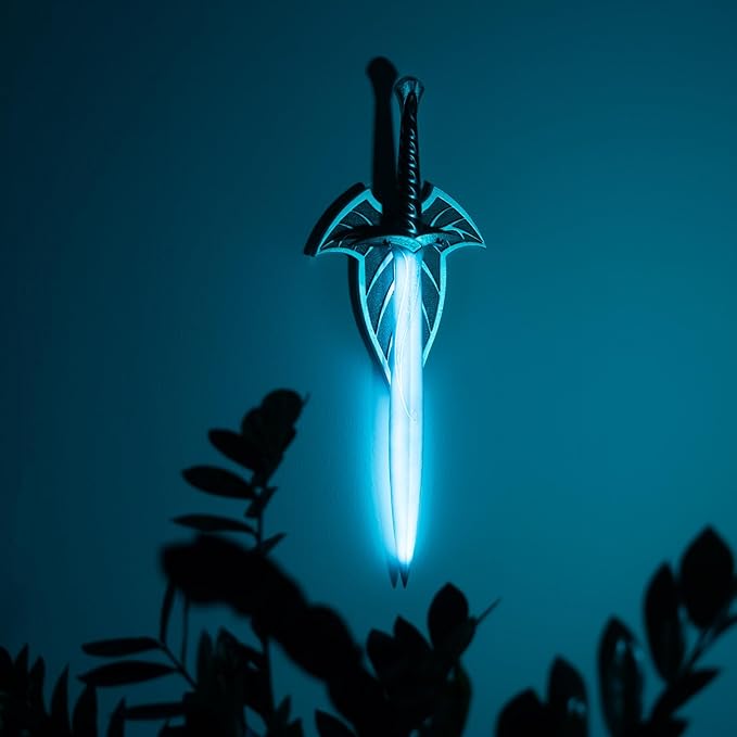 Lampara El Señor de los anillos - Lampara Luz LED pared para Habitacion Gamer (Setup Gaming), USB o Batería Incluida | Decoracion habitacion : El señor de los anillos Regalos, Regalo Friki 51 x 12,5cm
